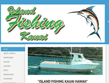 Tablet Screenshot of islandfishingkauai.com